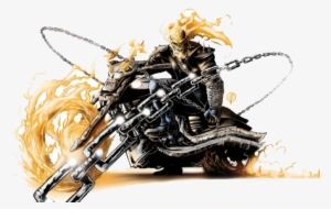 Ghost Rider Bike Png Photos - Cartoon Png Ghost Rider