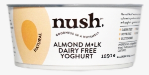 Almond - Nush Almond Milk Yoghurt, Caramel And Hibiscus (125g)