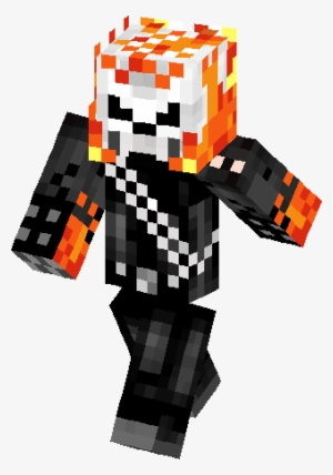 Ghost Rider Skin Minecraft - 528x418 PNG Download - PNGkit