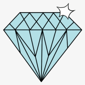 Drawn Diamonds Simple - Draw A Diamond Step By Step