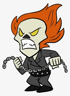 How To Draw Ghost Rider - Ittle Dew Fan Art