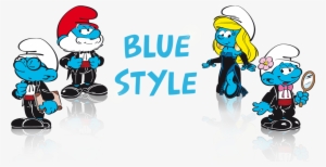 Smurfs - Smurfs Blue Style Papa, 3 Pc