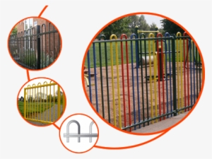 Bow Top Railings Gates Uk Min - Circle