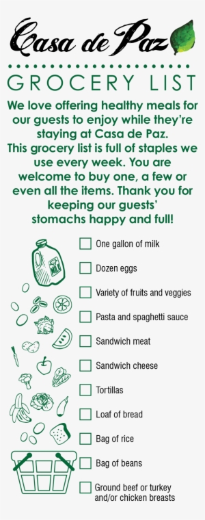 Grocery List - Angel Tears Font