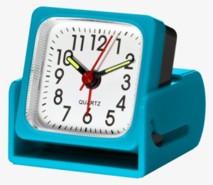 Analog Ascending-volume Travel Alarm Clock - Analog Travel Alarm Clock - Black