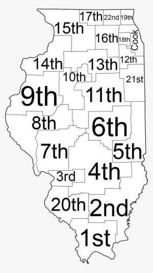 Illinois Judicial Circuits Map - Illinois Gun Sanctuary Counties Map