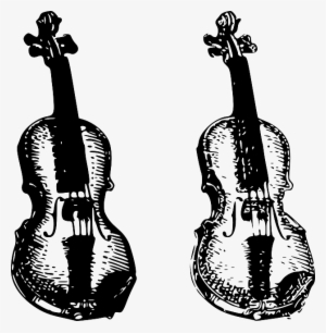 Music, Two, Cello, Violin, Instrument, Classical - Violin Clip Art