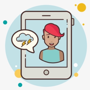 Ipad Storm Icon - Painting