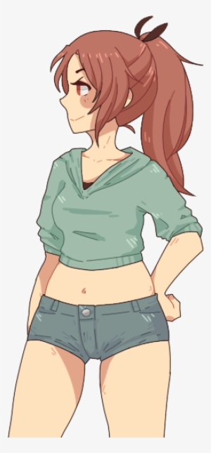 Sakura Girl Png High-quality Image - Slightly Chubby Anime Girl