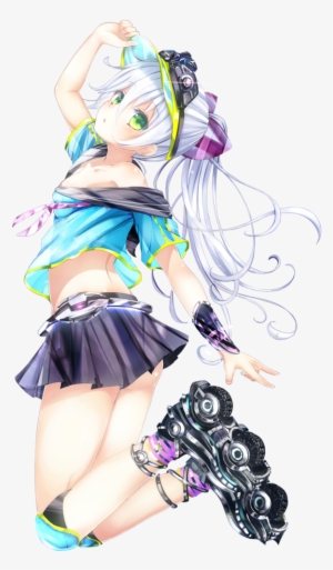 Anime Girl Render 60 By Dickywardhana-d7l8o5v - Chicas Anime Con Patines