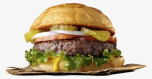 Kobe Beef Burger Image - Fuddruckers Cheeseburger