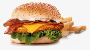 Chicken Bacon Cheese Burger - Bacon