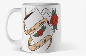Elegant Whimsical Grey Watercolor Roses $15 By Inovarts - Coffee Cup