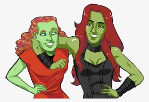 “ Well I Drew Gaila And Gamora Because They Are Both - Cartoon