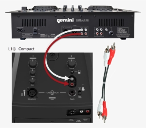 Gemini Cdm 4000 To L1 Compact - Gemini Cdm-4000 All-in-one Cd/usb Dj Controller