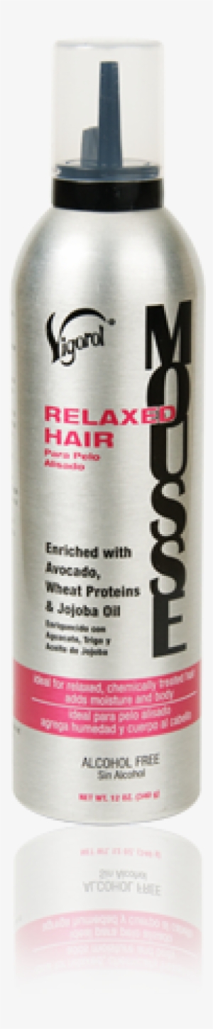 Vigorol Relaxed Hair Mousse 12oz - Vigorol Mousse, Relaxed Hair - 12 Oz