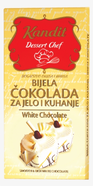 Kandit Dessert Chef White Chocolate For Eating And - Kandit Bijela Čokolada Za Kuhanje