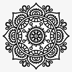 Mandala To Relax Coloring Page - Art Nouveau Ornaments Png