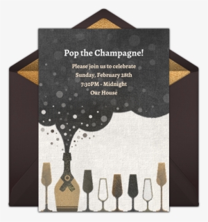 Check Out This Free Party Invitation Design Called - Champagne Bottle Invite Template