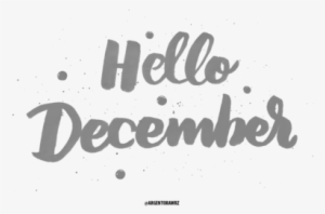 December Background Png - December Calligraphy Png