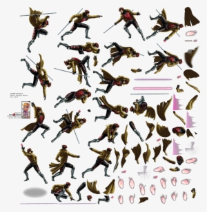 Click For Full Sized Image Gambit - Marvel Avengers Alliance Sprite