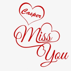 Casper Miss You Name Png - Husna Name