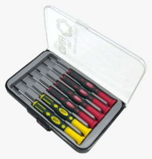 Slotted Screwdriver Kit, Slotted/phillips Rnd Lab Rnd - Screwdriver