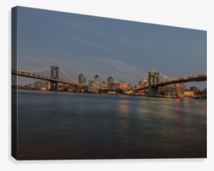 Manhattan And Brooklyn Bridges At Sunset - Posterazzi Dpi12275715 Manhatt