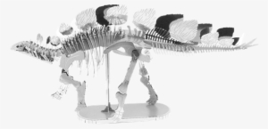 Metal Earth Dinosaur - Fascinations Metal Earth 3d Laser Cut Model - Stegosaurus