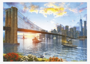 Brooklyn Bridge - Educa Childrens 4000 Brooklyn Bridge Puzzle Piece