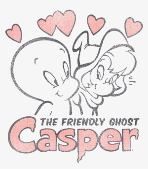 Casper The Friendly Ghost Hearts Men's Long Sleeve - Casper The Friendly Ghost T Shirt