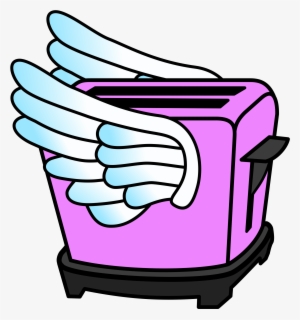 This Free Icons Png Design Of Pink Flying Toaster
