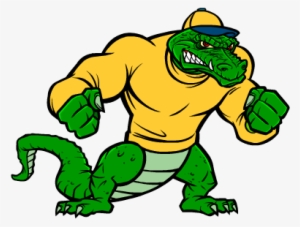 Gator Stickers Messages Sticker-2 - Muscular Alligator Png