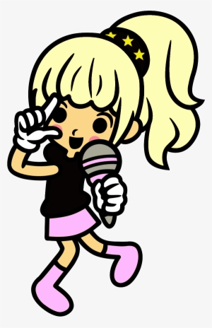 Poker's Cut Pop Singer Alt 2 - Cartoon Pop Star Png