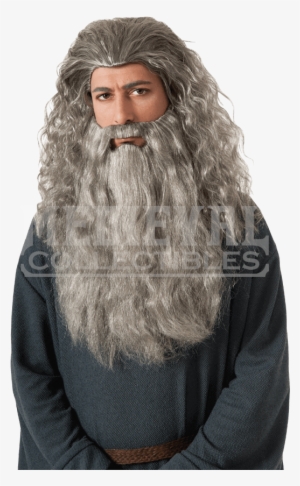 Adult Gandalf Wig And Beard - Beard Wig