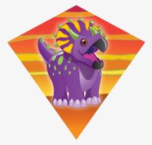 Triceratops Minidiamond Kite 18"