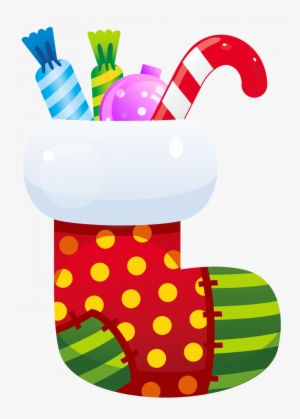 Christmas Stocking Transparent Png Clipart - Christmas Pictures Clipart Stocking