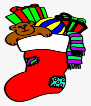 Stuffed Christmas Stocking Gifts For Him - Clipart Christmas Stockings Transparent