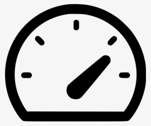 Dashboard Gauge Comments - Mileage Icon Vector