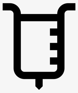 This Logo Is Shaped Like A Black And White Gauge With - Rain Gauge Icon