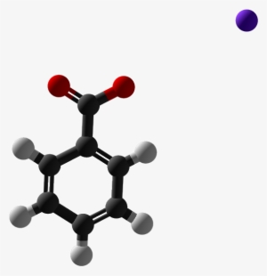 Sodium Benzoate 3d Balls - Structure And Iupac Name Of Salicylic Acid