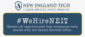 News From Career Services - New England Institute Of Technology
