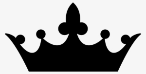 Silhouette Crown Clip Art - Black And White Crown Png