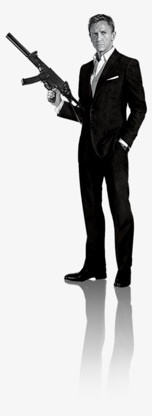 James Bond - Daniel Craig James Bond Black And White
