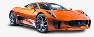 Jaguar C X75 James Bond Orange Car Png Image - Jaguar C X75