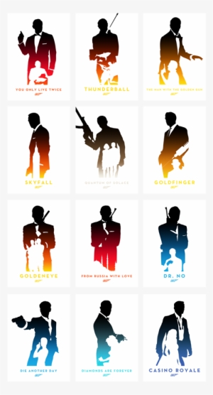 Moving Clipart James Bond - James Bond Minimalist Posters