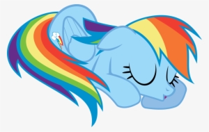 Picture Freeuse Stock Nap Time Rainbow Dash By Uxyd - Rainbow Dash Sleeping