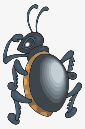 Beetle Looking Over Shoulder Svg Clip Arts 396 X 597
