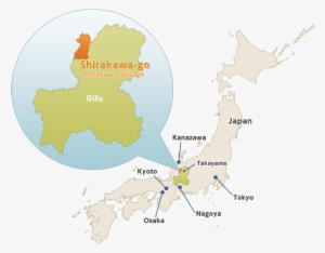 Location - Shirakawago Located