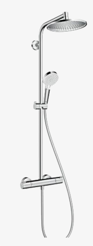 Shower Transparent Image - Hansgrohe Crometta S 240 1jet Shower System (27267000)